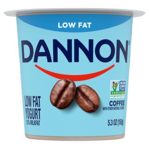 Dannon Coffee Low Fat Yogurt, 5.3 oz