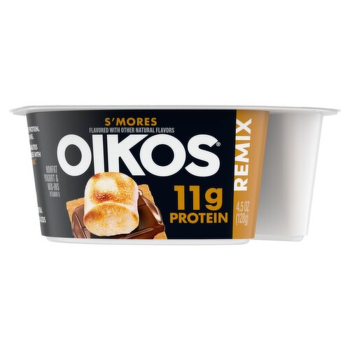 Oikos S'Mores Nonfat Yogurt & Mix-Ins, 4.5 oz