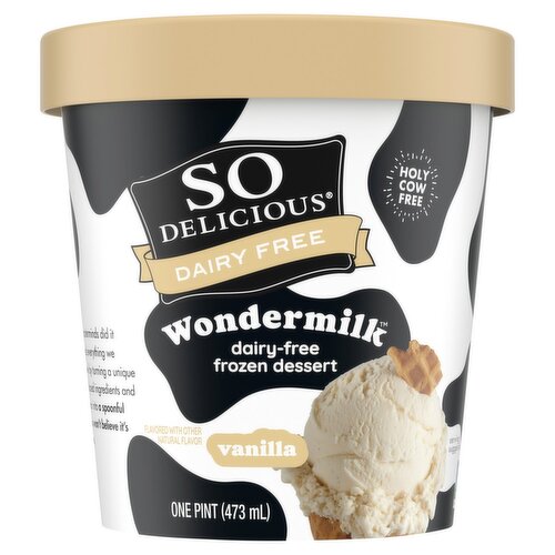 So Delicious Dairy Free Vanilla Wondermilk Frozen Dessert, 1 Pint