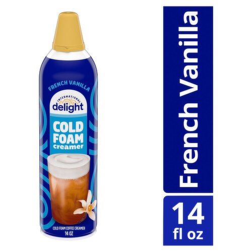 International Delight French Vanilla Cold Foam Coffee Creamer, 14 oz