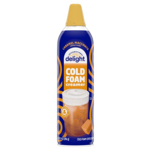 International Delight Caramel Macchiato Cold Foam Coffee Creamer, 14 oz