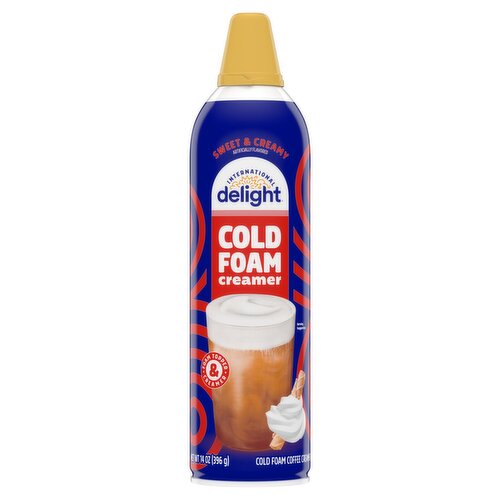 International Delight Sweet & Creamy Cold Foam Coffee Creamer, 14 oz