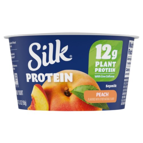 Silk Protein Peach Soymilk Yogurt, 5.3 oz