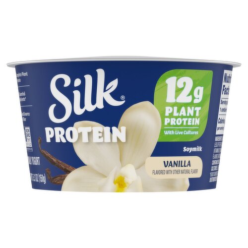Silk Protein Vanilla Soymilk Yogurt, 5.3 oz