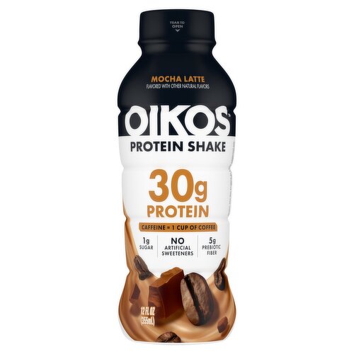 Oikos Mocha Latte Protein Shake, 12 fl oz