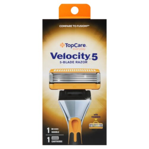 TopCare Everyday Velocity 5 5-Blade Razor with Trimmer