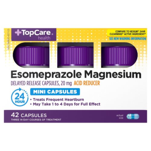 TopCare Health Esomeprazole Magnesium Delayed Release Mini Capsules, 20 mg, 42 count