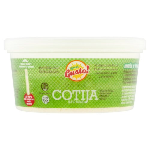 Qué Gusto! Cotija Cheese, 5 oz