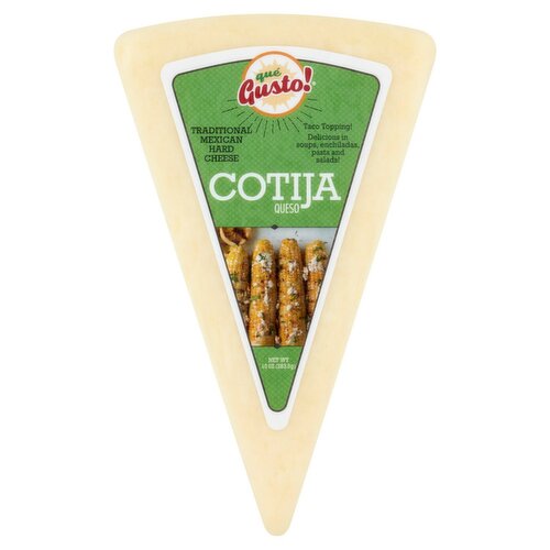 Qué Gusto! Cotija Cheese, 10 oz