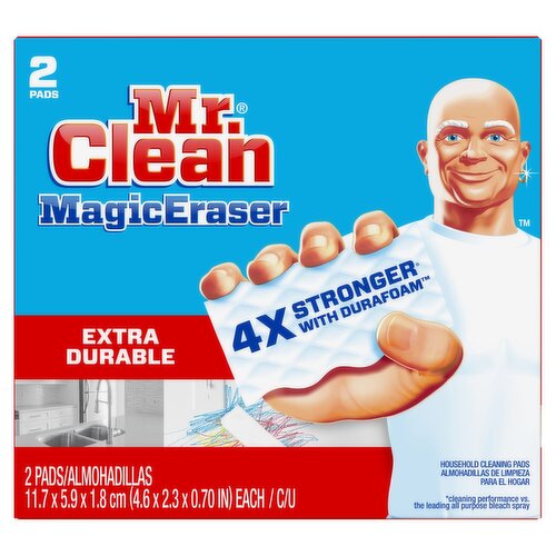 Mr. Clean MagicEraser Extra Durable Household Cleaning Pads, 2 count