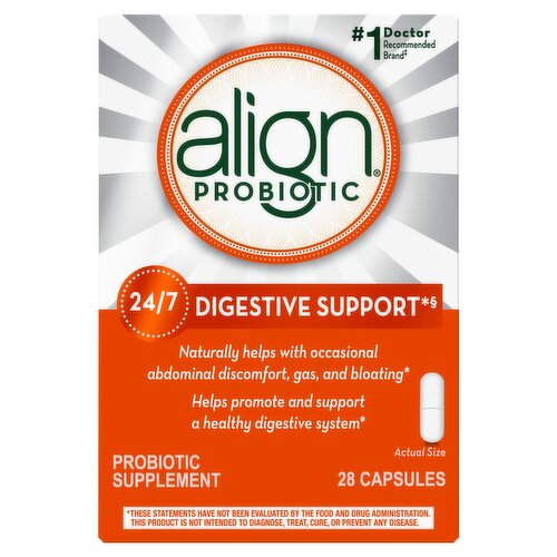 Align 24/7 Digestive Support Capsules Probiotic Supplement, 28 count