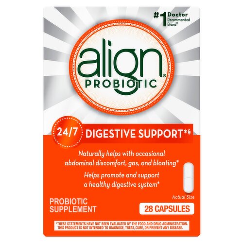 Align 24/7 Digestive Support Capsules Probiotic Supplement, 28 count