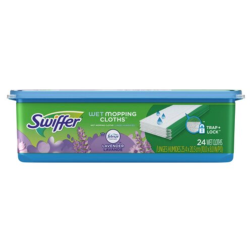 Swiffer Lavender Wet Mopping Cloths, 24 count