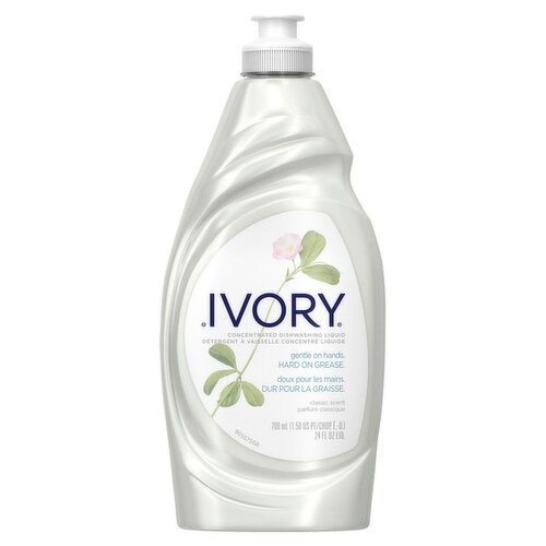 Ivory Classic Scent Concentrated Dishwashing Liquid, 24 fl oz