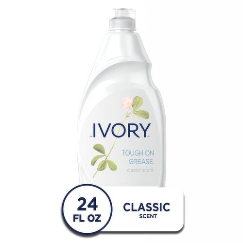 Ivory Classic Scent Concentrated Dishwashing Liquid, 24 fl oz