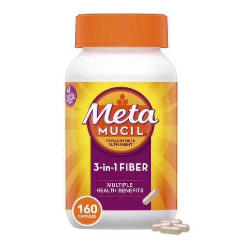 Meta MUCIL Psyllium Fiber Supplement, 160 count