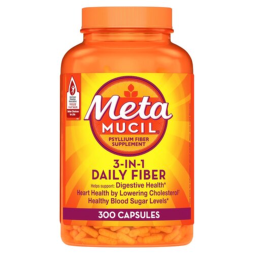 Meta Mucil 3 in 1 Daily Psyllium Fiber Supplement 300 count The Fresh Grocer