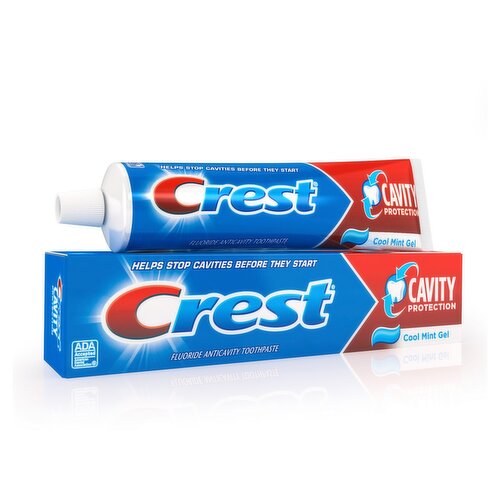 Crest Cool Mint Gel Fluoride Anticavity Toothpaste, 5.7 oz