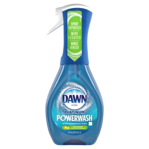 DAWN Ultra Platinum Powerwash Apple Scent Dish Spray, 16 fl oz