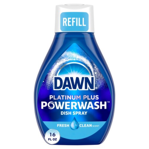 Dawn Powerwash Spray, Dish Soap, Dishwashing Liquid, Fresh, 1 Refill, 16 Fl Oz