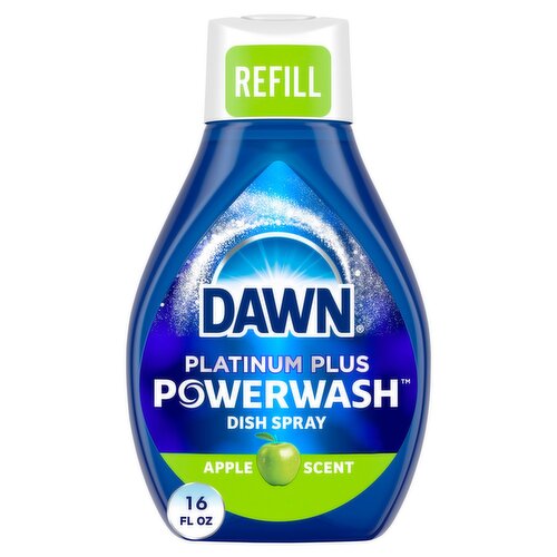 Dawn Platinum Plus Powerwash Apple Scent Dish Spray Refill, 16 fl oz