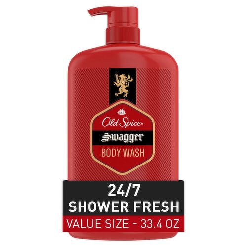 Old Spice Swagger Scent of Cedarwood Body Wash, 33.4 fl oz