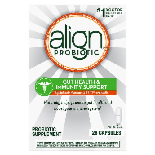 align Probiotic Gut Health & Immunity Support Probiotic Supplement, 28 count