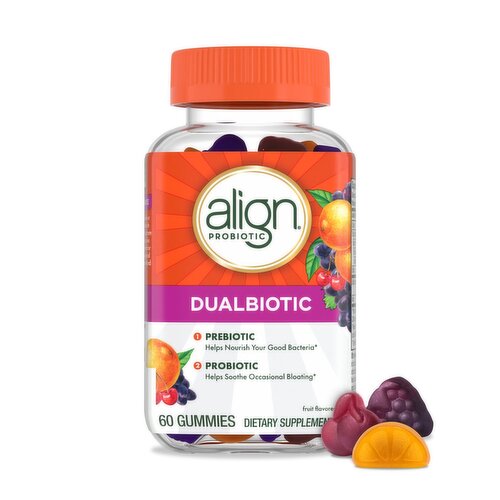 Align Dualbiotic, Prebiotics and Probiotics for Women and Men, Probiotics for Digestive Health, Pre