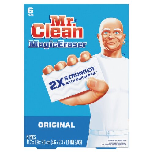 Mr. Clean MagicEraser Original Household Cleaning Pads, 6 count