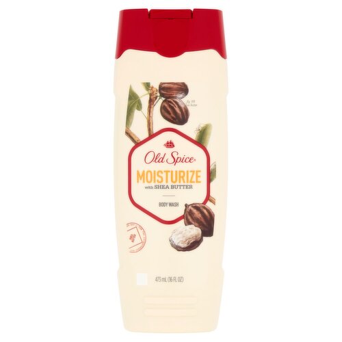 Old Spice Moisturize with Shea Butter Body Wash, 16 fl oz