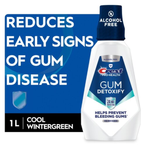 Crest Pro-Health Gum Detoxify Mouthwash/Mouth Rinse, Antigingivitis & Antiplaque, Neutralizes Plaqu
