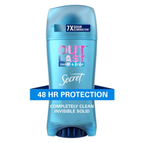 Secret Outlast Completely Clean Sweat & Odor Antiperspirant/Deodorant, 2.6 oz