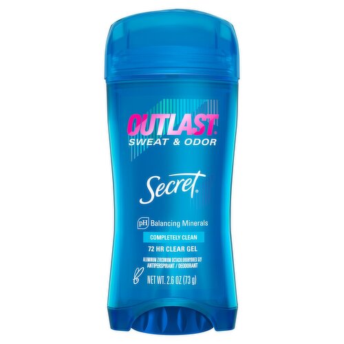 Secret Completely Clean Outlast Antiperspirant / Deodorant, 2.6 oz