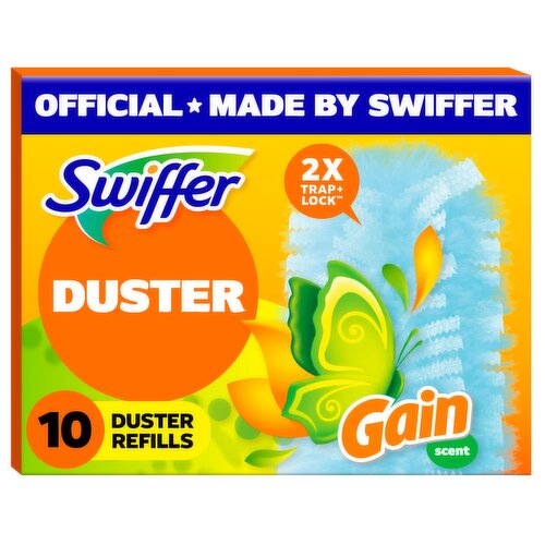 Swiffer Dusters Refill for Cleaning, Feather & Microfiber Duster Alternative, Gain, 10ct