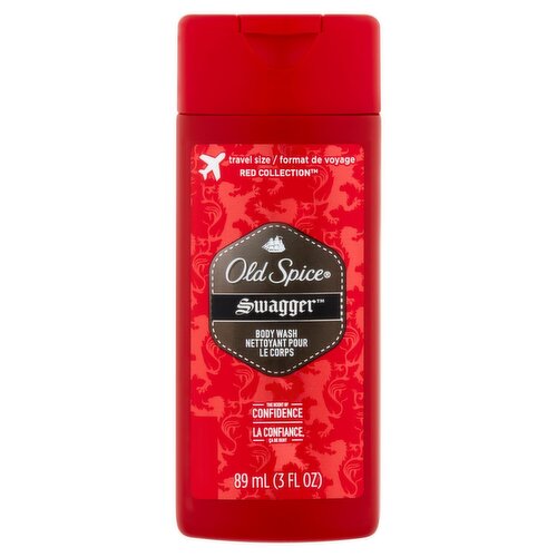 Old Spice Red Collection Swagger Body Wash Travel Size, 3 fl oz