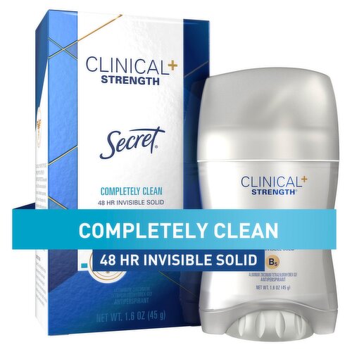 Secret Clinical + Strength Completely Clean Scent Antiperspirant and Deodorant, 1.6 oz