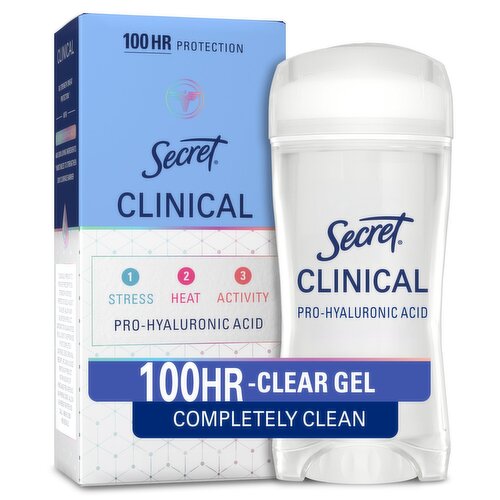 Secret Clinical Antiperspirant Deodorant for Women, 100HR Sweat & Odor Protection, 2.6oz
