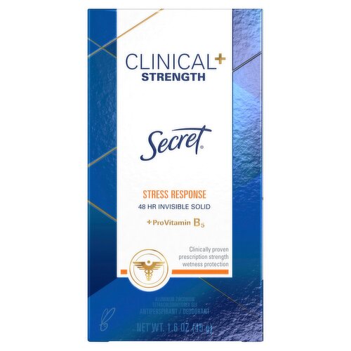 Secret Clinical Strength Stress Response Antiperspirant, 1.6 oz
