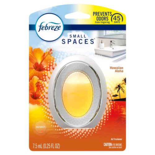 Febreze Small Spaces Hawaiian Aloha Air Freshener, 0.25 fl oz