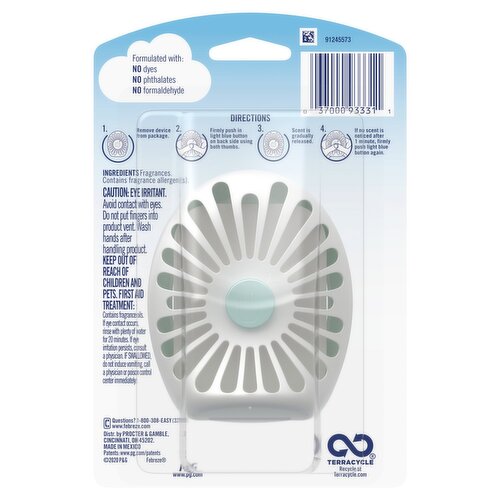 Febreze Bathroom Gain Original Scent Air Freshener, 0.25 fl oz