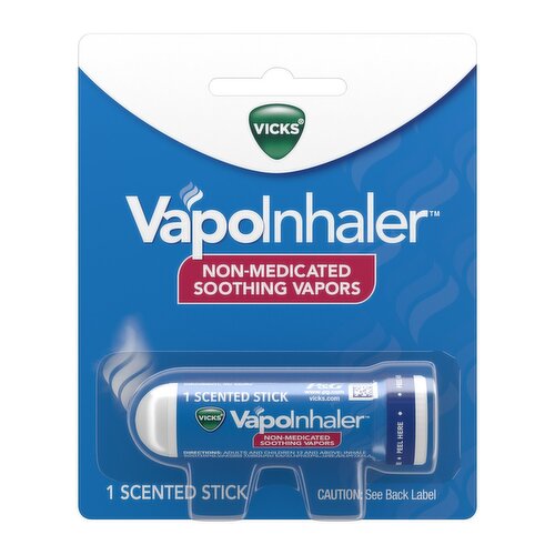 Vicks VapoInhaler, On-the-Go Portable Nasal Inhaler, Non-Medicated, With Refreshing Vicks Vapors, M