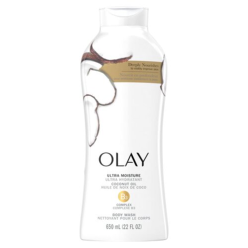 Olay Ultra Moisture Coconut Oasis Body Wash, 22 fl oz