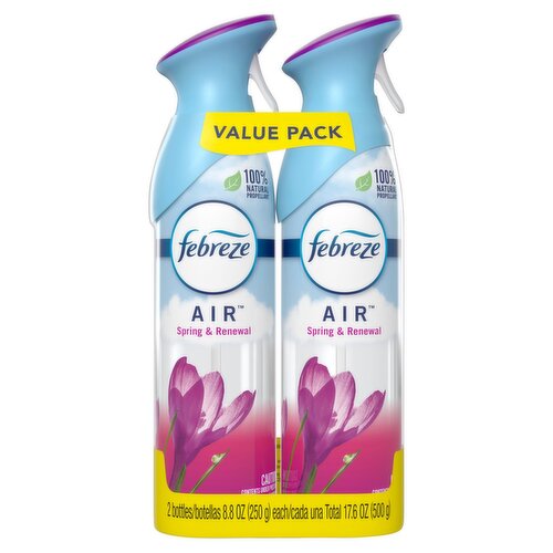 Febreze Air Spring & Renewal Air Refresher Value Pack, 8.8 oz, 2 count