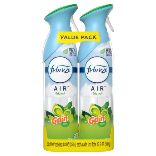 Febreze Air Original with Gain Scent Air Refresher Value Pack, 8.8 oz, 2 count