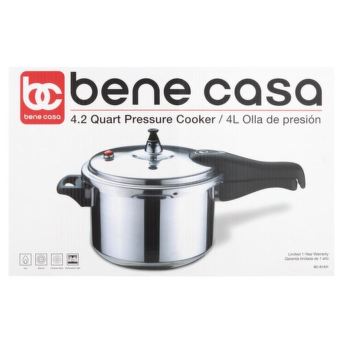 Bene Casa 4.2 Quart Pressure Cooker