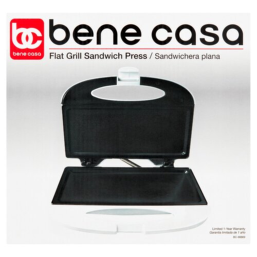 Bene Casa Flat Grill Sandwich Press