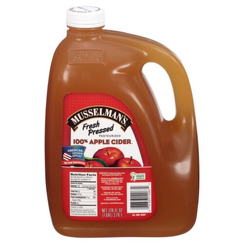 Musselman's Fresh Pressed 100% Apple Cider, 128 fl oz