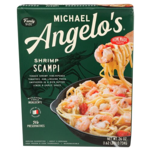 Michael Angelo's Shrimp Scampi Pasta Family Size, 26 oz