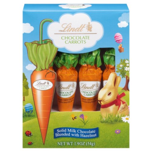 Lindt Chocolate Carrots, 1.9 oz