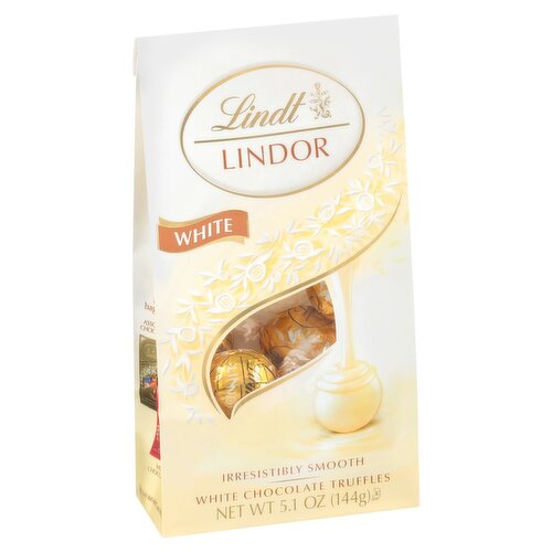 Lindt Lindor White Chocolate Truffles, 5.1 oz